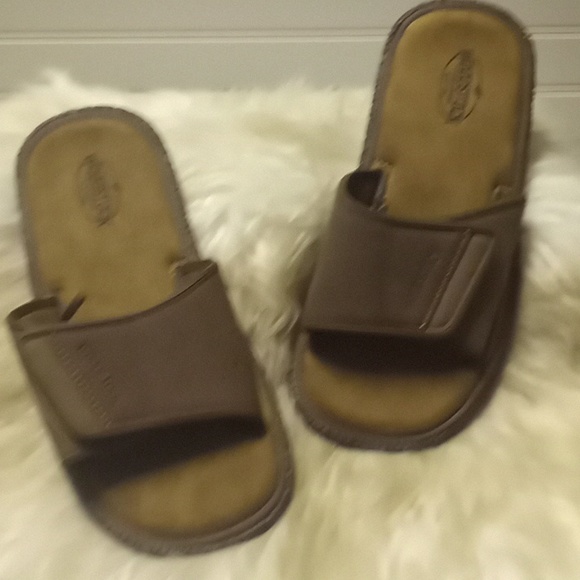 Woodstock Jacob Brown Leather Sandals - Picture 9 of 10